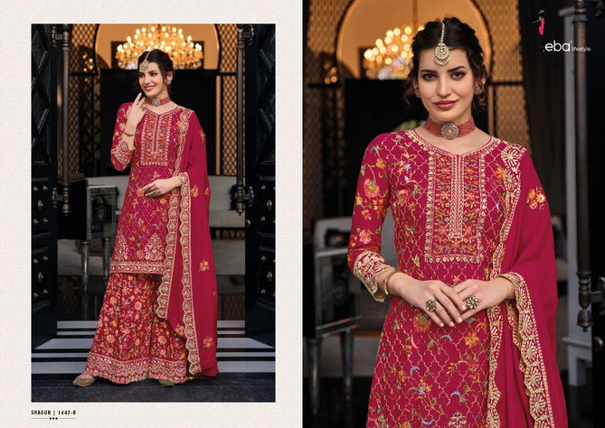 Eba Shagun Color Edition 6 Sharara Wedding Salwar Suits Catalog
